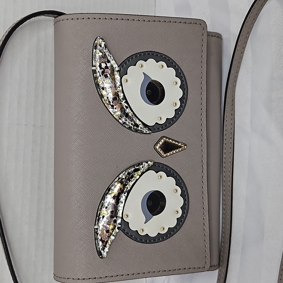 Kate Spade Owl Summer Star Bright Cityscape PhoneCase Crossbody bag - Picture 3 of 8